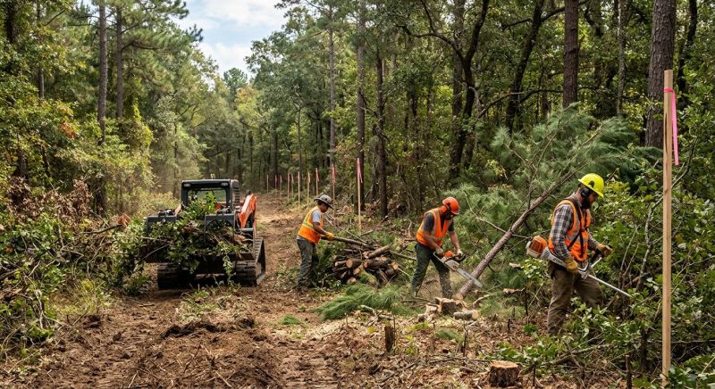 Forestry Clearing in Gwinnett County, GA